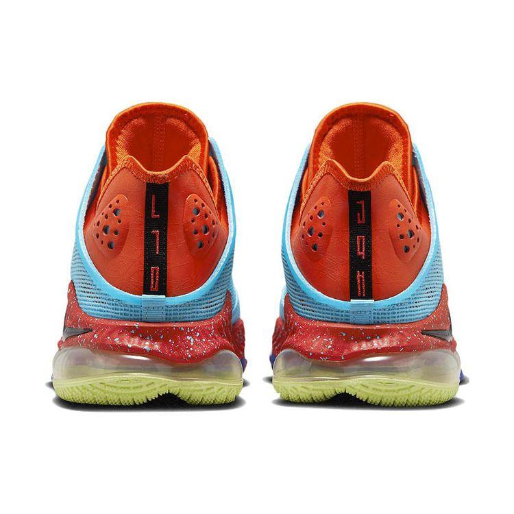 Nike LeBron 19 Low Blue Chill Men Sneakers Black Light-Crimson DO9829-400