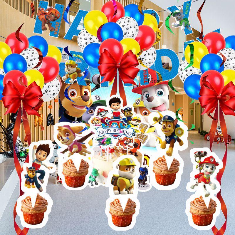 Fournitures de fête en papier Pat' Patrouille vibrantes pour les célébrations d'anniversaire d'enfants