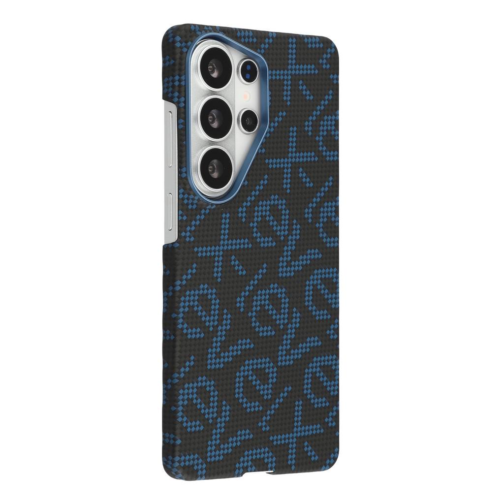X-LEVEL For Samsung Galaxy S26 Ultra Magnetic Case PC + Metal Phone Back Cover Carbon Fiber Texure