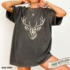 Vintage Deer Head T-Shirt, Rustic Buck Antler Graphic Tee, Retro Wildlife Hunting Shirt, Nature Lover Outdoorsy Top, Gift for Him or Her