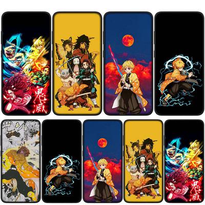 Cover for iPhone 17 16 15 Xiaomi Poco Redmi Note 14 13 12 X Pro Max Samsung Galaxy S25 S24 S23 OPPO Huawei Demon Slayer Tanjirou Agatsuma Zenitsu Case