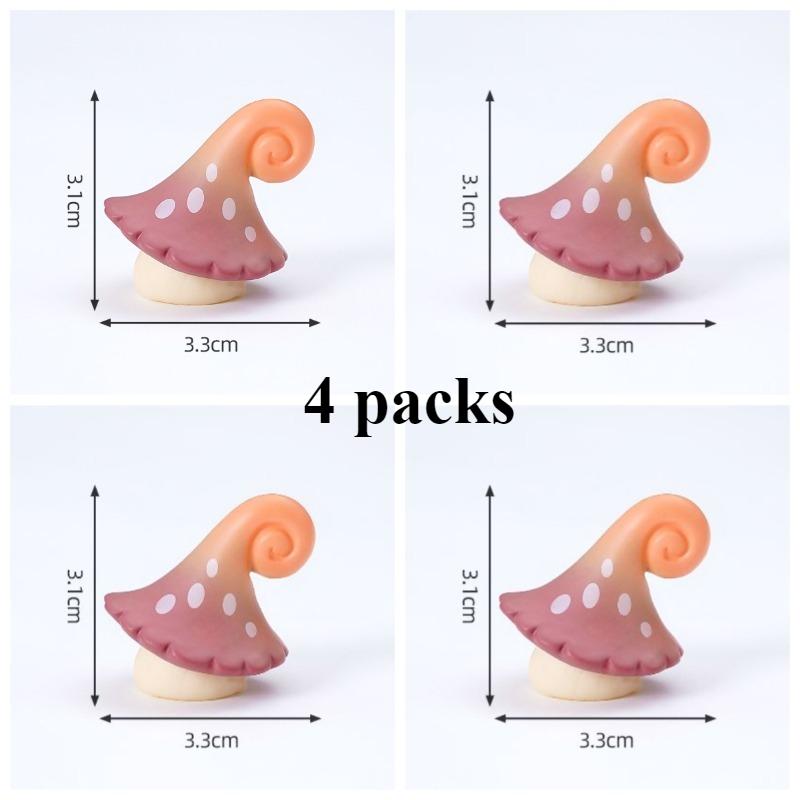 

Реалистичные аксессуары для DIY-декора в форме грибов: Идеально подходит для настольного размещения