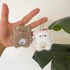 Poggle Angjeung Bear Keychain Teddy Bear Doll Bag Decoration Keychain
