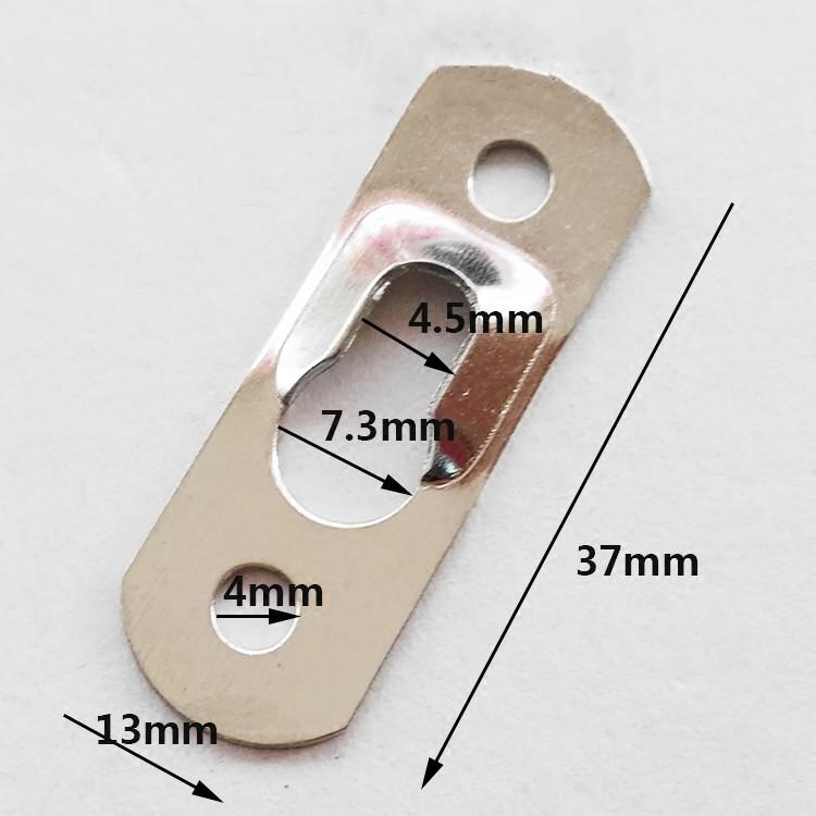 

10 шт. вешалок для картин 37 мм X 13 мм металлические замочные скважины вешалки крепежи для фоторамки мебельный шкаф аксессуар