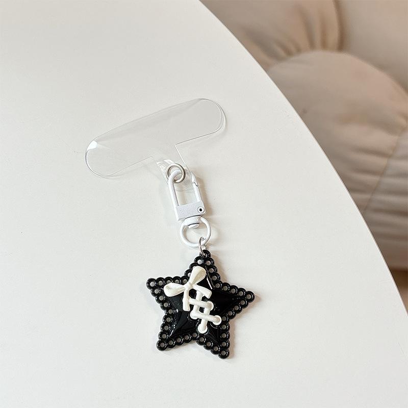 Personalized Love Keychain Pendant, Girl Heart School Bag, Star Pendant, Car Key, Bag, Pendant, Mobile Phone Case, Accessories.