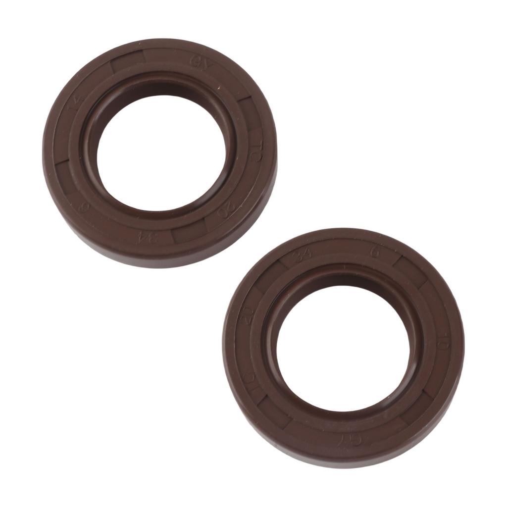 2PCS Propeller Shaft Oil Seals 93101 20M07 Boat Motor Outboard Drive Shaft Oil Seals for 2 Stroke 30HP Boat Engine