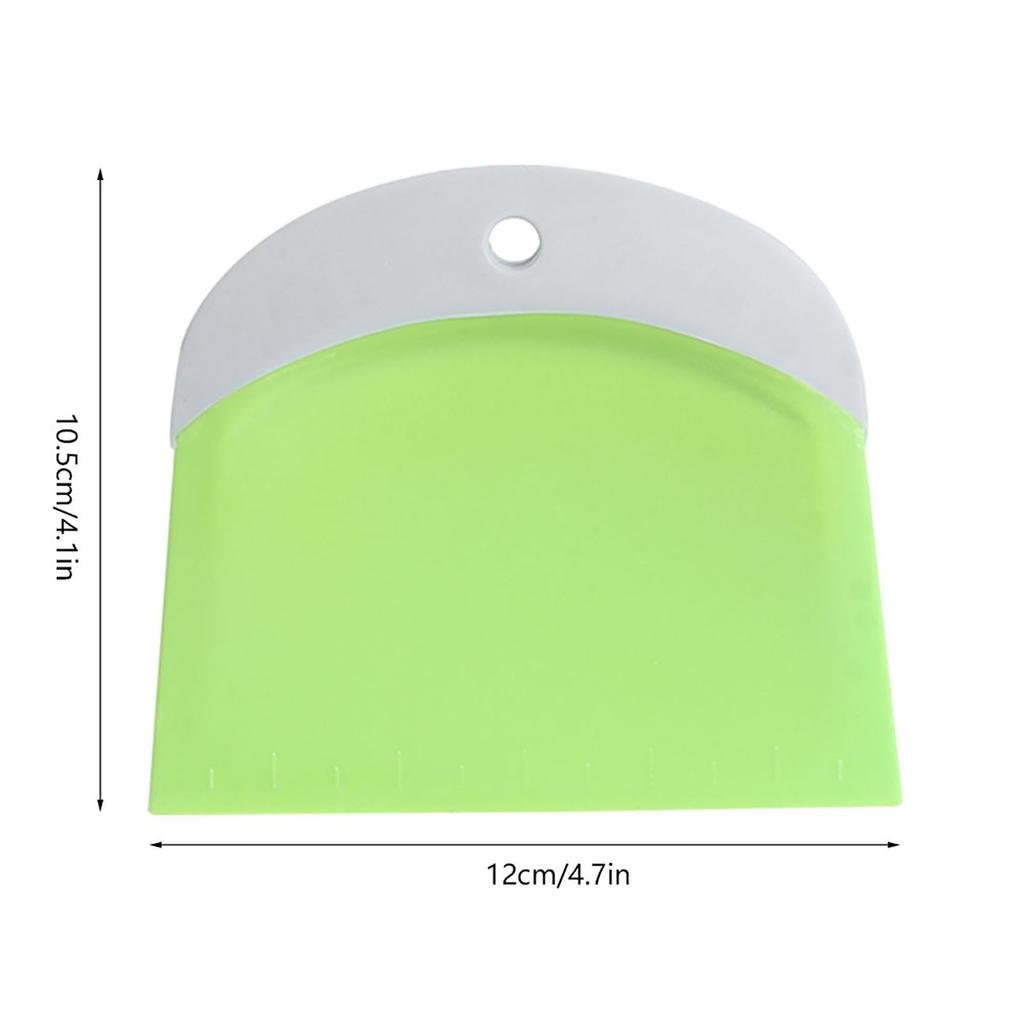 2 BUC Spatulă de Plastic pentru Cremă Răzuitor Tăietor Aluat Instrument de Patiserie pentru Copt Bucătărie Verde