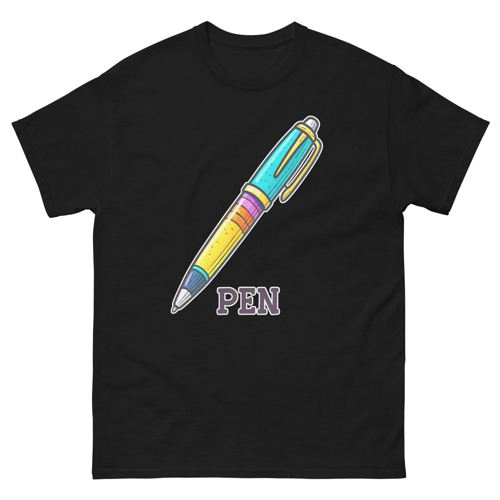 Pen School Classroom Object Office Teacher T-Shirt S