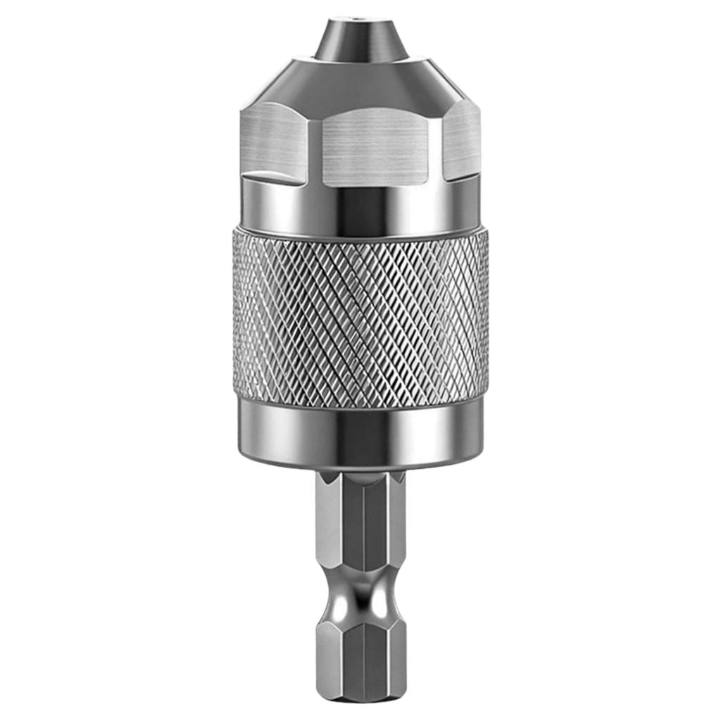 Drill Chuck Adapter Three Jaw Keyless Drill Chuck Aluminum Alloy Quick Change Tool for Pneumatic Electric and Manual Tools