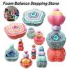 Balance Stepping Rainbow Stone Kids Sports Toys Touch Sensory Integration Training Tactile Sensing Equipment for Children Games