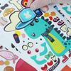 40 de coli Creați-vă propriul autocolant pentru copil, faceți autocolant cu fețe de animale, DIY Party Festival Favor Recompense Funny Art Craft, Jucărie creativă Unicorn Puzzle Playset