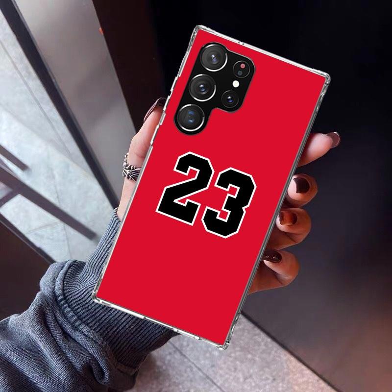 Basketball 23 24 8 Number Phone Case For Samsung Galaxy S23 S24 S25 Edge S26 Ultra S22 + S21 Plus S20 FE Cover Silicone Print Sh