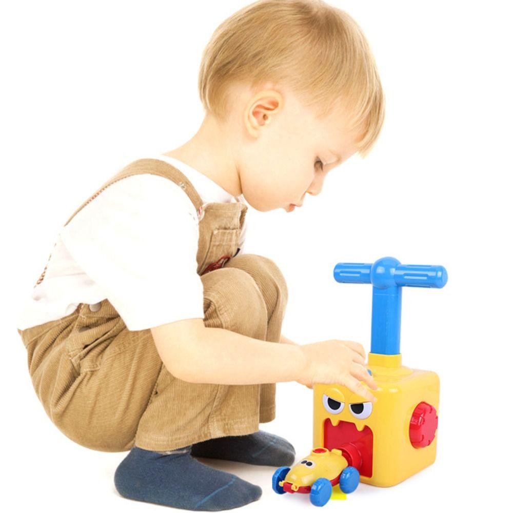 Duck Style Balloon Powered Car Inertial Pressure Inertia Air Power Balloon Car  Kids Party