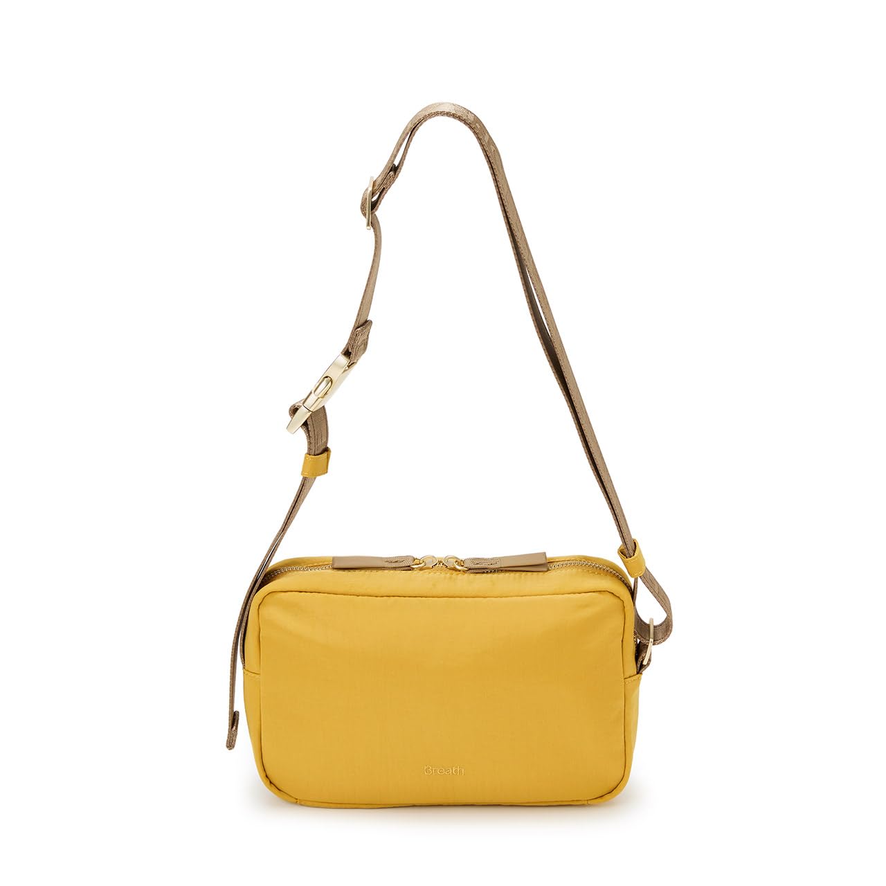 

Freely Nylon Logo Tape Square Shoulder Yellow [Breath TOPKAPI] Bag,