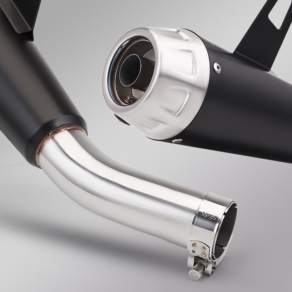 XL750 Motorcycle Scooter Exhaust Pipe: Mid and Rear Section, Easy Non-Destructive Installation