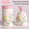 50/30/10PCS Cute Tear-free Garbage Bag Household Thickened Portable Kitchen Large Disposable Clean Drawstring Enlarged Garbage Bag