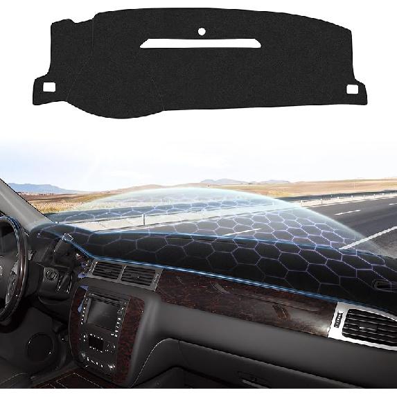 Dash Cover For 2015-2025 Ford Edge Dashboard Cover Mat For Edge Accessories Sunshade Nonslip Mesh Protector No Glare