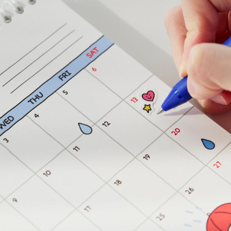 BT21 2026 Desk Calendar
