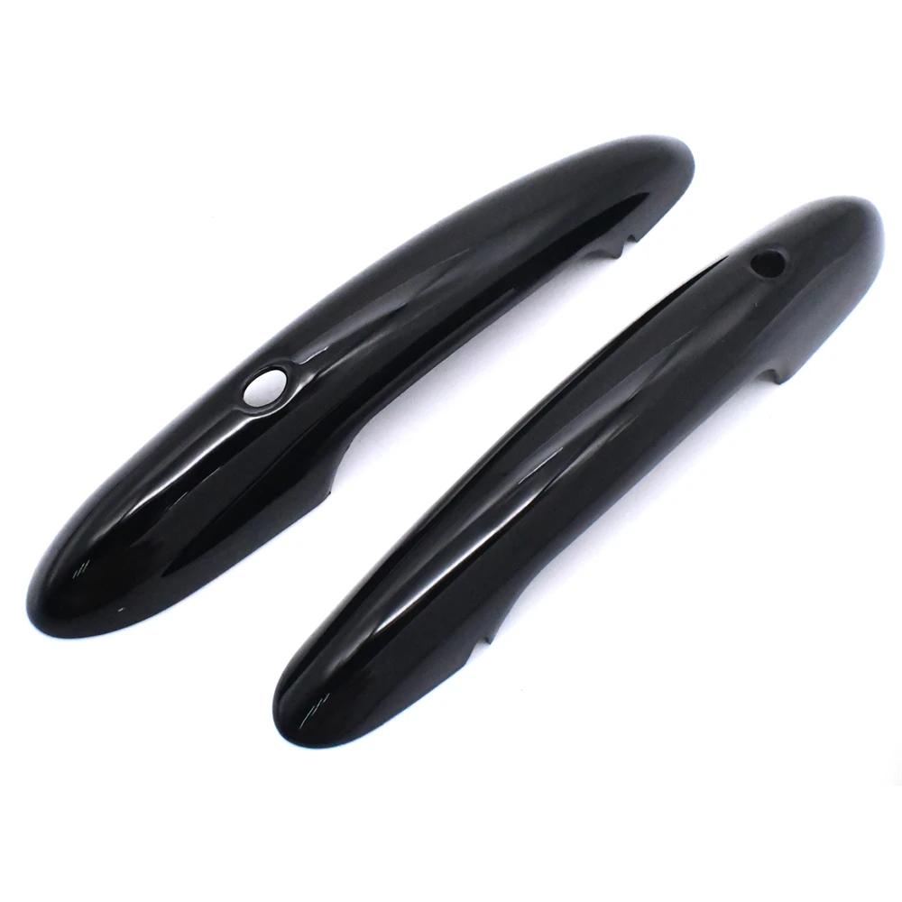 2Pcs Door Handle Cover Sticker Glossy Black Shell Car Styling Exterior Car Accessories For MINI Cooper S JCW F54 F55 F60 F56 F57