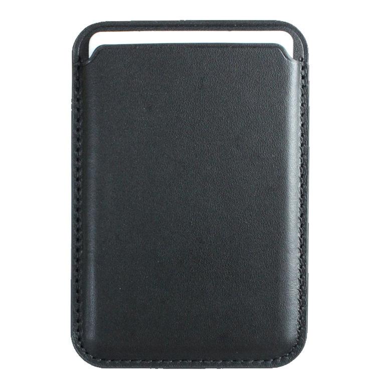 MagSafe Magnetic Card Bag Customization Logo Is Suitable for Apple 17 Leather Strong Magnetic PU Card Cover Gifts To Customize