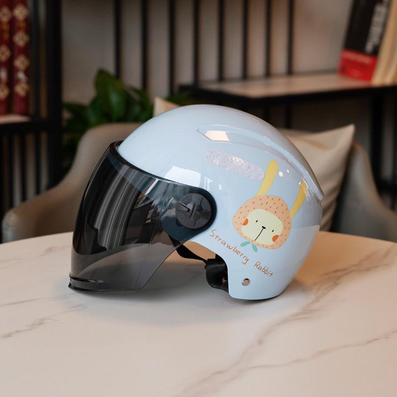 3C Certified Women's Electric Scooter & Motorcycle Helmet - All-Season, Cute, Half-Helmet
