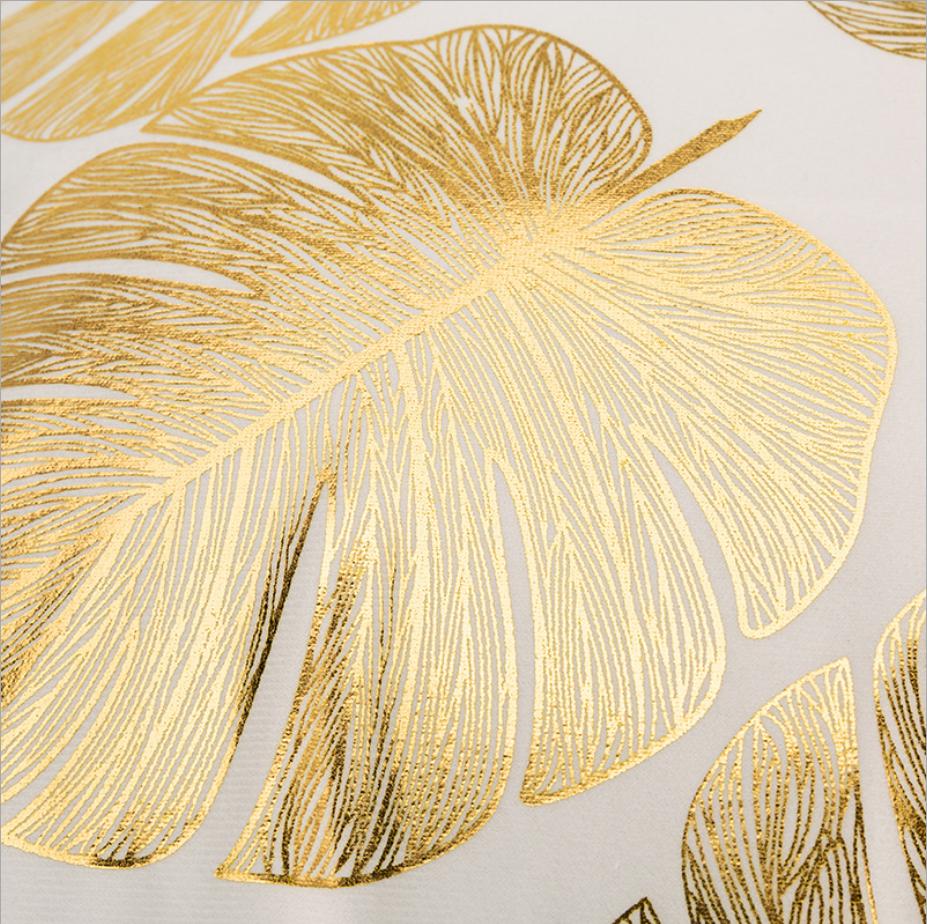 Velvet Soft Gold Throw Pillowcovers Foil Home Decorative Throw Cushion Cases 45X45 Cm For Sofa Car Couch Bedroom