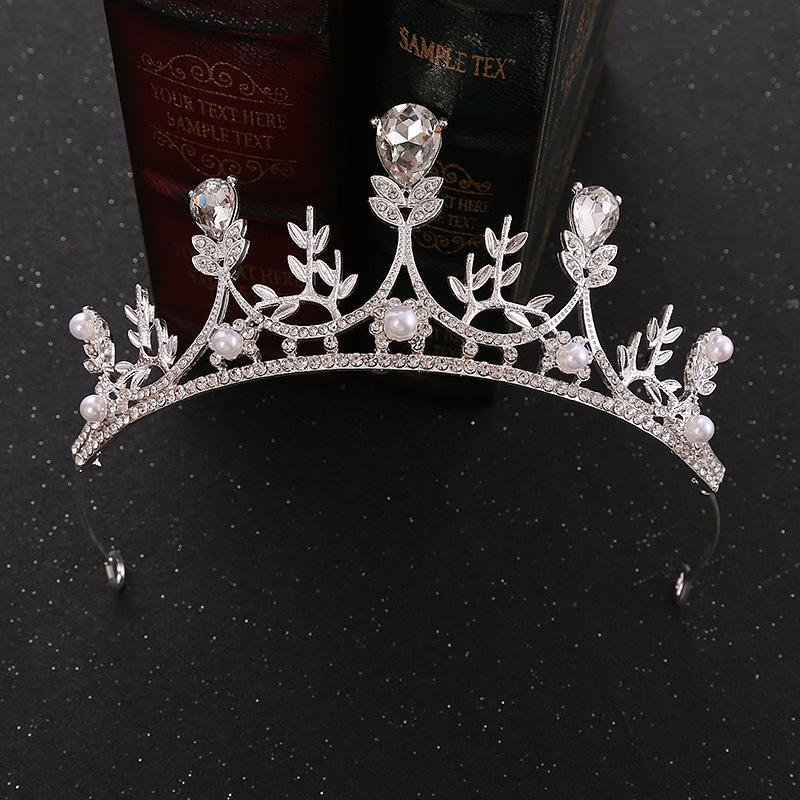 Korean Princess Crystal Headband: Children's Alloy Crown for Birthdays and Performances
