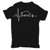 100 Tees Wild Boar Heartbeat Happy Huntings Design Tshirts For Unisex Size S3XL