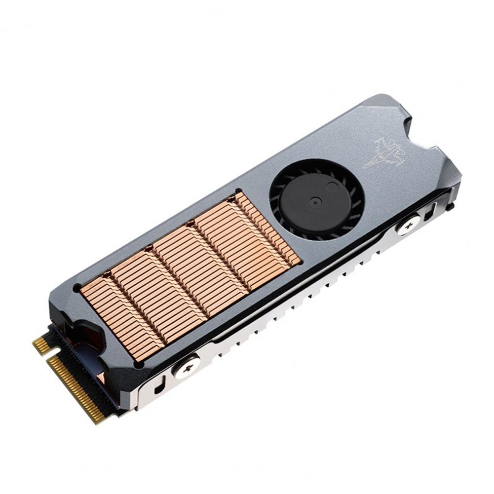 

Вентилятор Радиатор для SSD Профессиональное Управление Температурой Металлический PWM Охлаждающий Вентилятор Радиатор для Жесткого Диска Термопрокладка для M.2 SSD серебряный