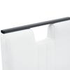 Set of 2 White PU Chairs in Arch Shape – Gives Minimalist and Contemporary Living Styles a Fashionable Touch