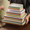Nordic Rectangular Plastic Serving Tray