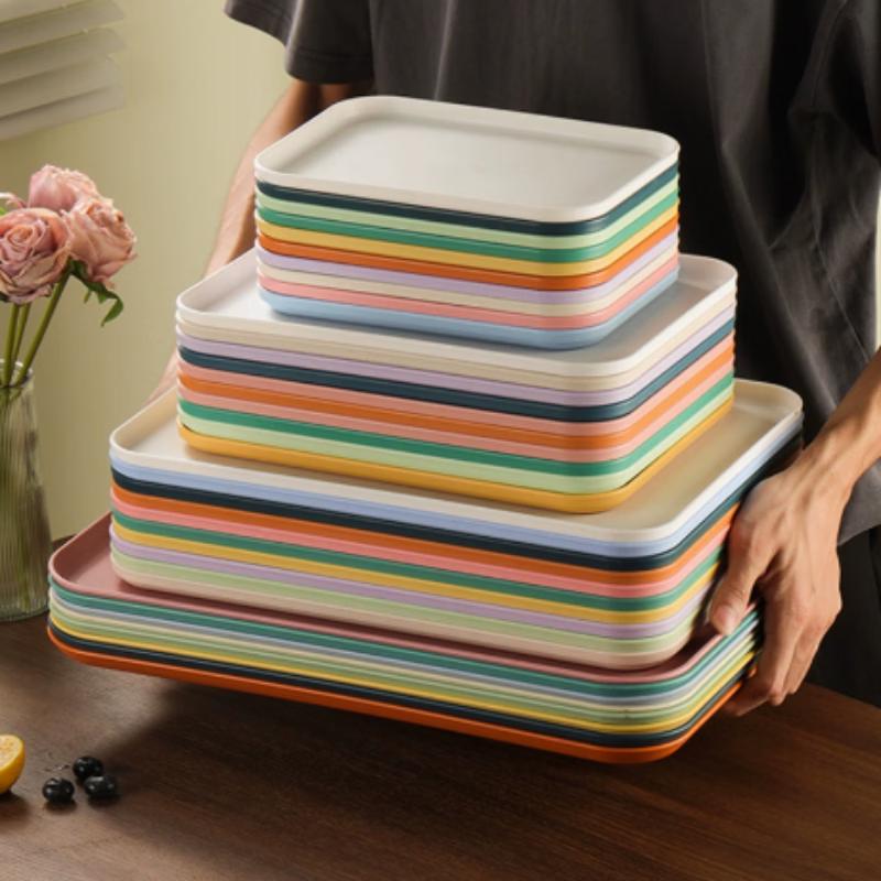 Nordic Rectangular Plastic Serving Tray
