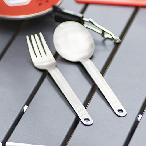 MSR Outdoor Kochgeschirr Titan Gabel & Löffel [Offizielles Japanisches Produkt] 39904