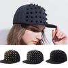 Men And Women's Rivet Flat Hat Punk Rock Hip Hop Stud Baseball Caps Y2K Outdoor Personalized Hat