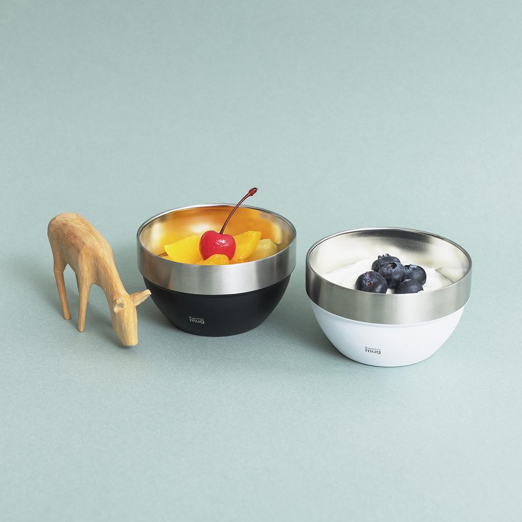 Thermo-Becher stapelbar SB23-32 Schale, 320ml, Weiß, Doppelwandig Vakuum-beständig