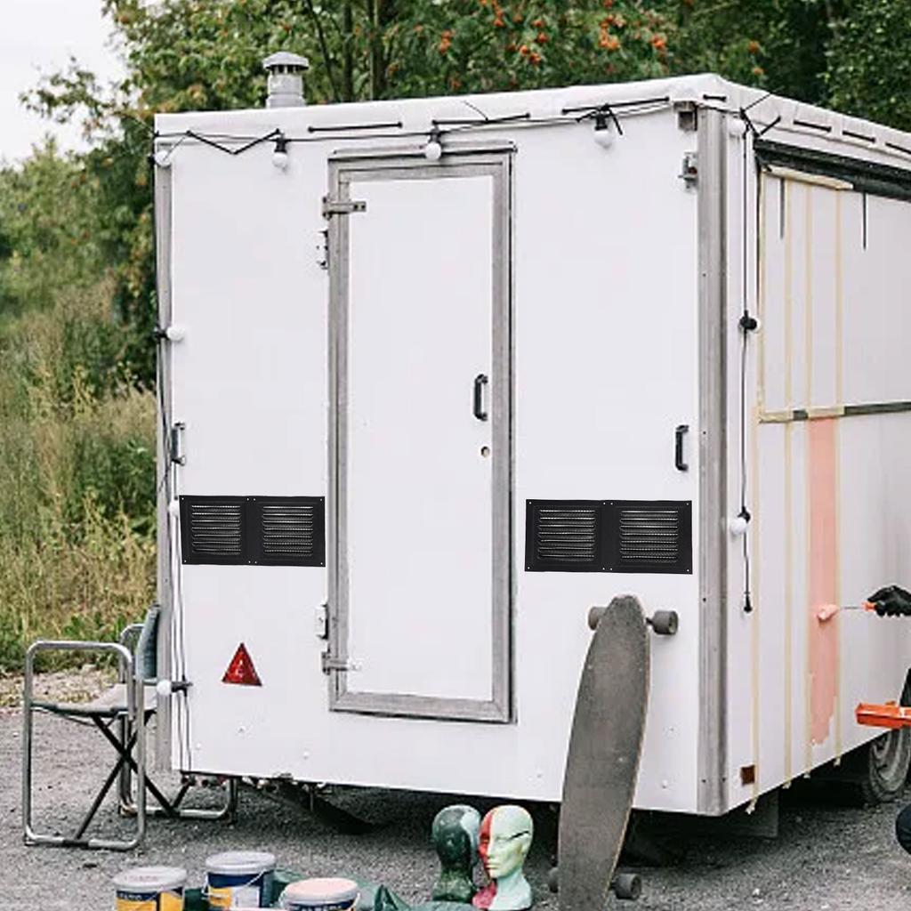 Airflow Grille Airflow Vent Cover Built-in Insect Screen Compact Size Optimal Airflow For Cooling For HVAC Systems