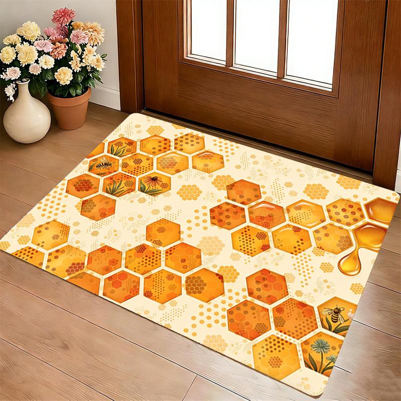 Honeycomb Living Room Nonslip Area Rug Soft Carpet For Bedroom Game Playroom Sofa Office Home Decor Doormat Christmas Gift C929371