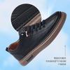 2025 spring board shoes cowhide Doudou shoes men's casual driving shoes soft sole fashion foot cover versatile sports leather shoes