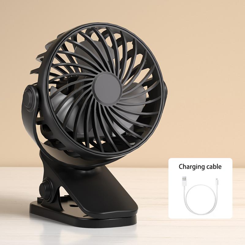 

USB-вентилятор для зарядки, вращающийся на 720° подвесной вентилятор с ночником для удобства портативности, офис, спальня, общежитие, уличный небольшой вентилятор
