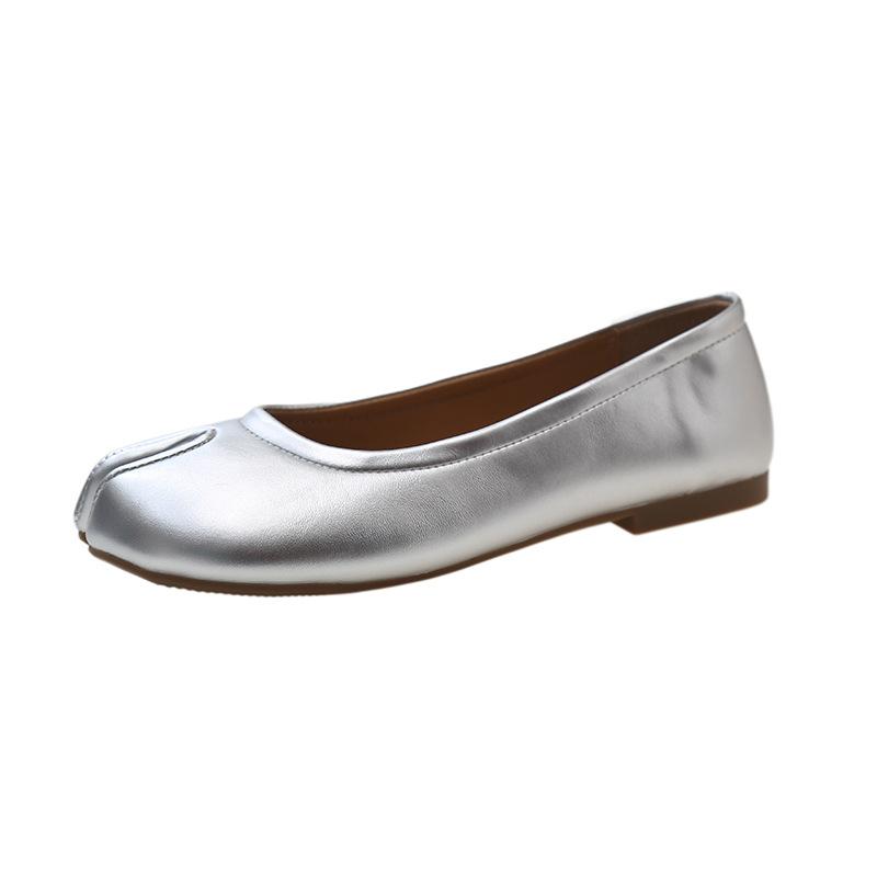 

Fashion Spring Women Flats Female Split Toe Ninja Shallow Boat Loafers Ladies Retro Concise Walking Cozy Shoes Moccasins Mujer Zapatos 40