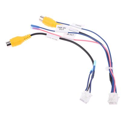 1Pc For Car Stereo Radio Dvd Radio Monitor Cable Connector 10Pin Rear View Backup Camera Cable Adaptor Rca