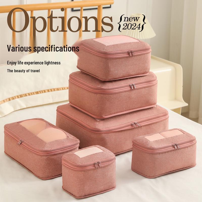 6dílná cestovní kompresní úložná sada