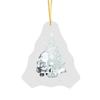 Winter Acrylic Ornaments Merry Christmas Hanging Ornament for Christmas Tree Frosted