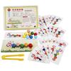Wooden Clip Beads Games Montessori Toys Color Matching Parish Learning Set Fine Movement Training Educational Toys For Children
