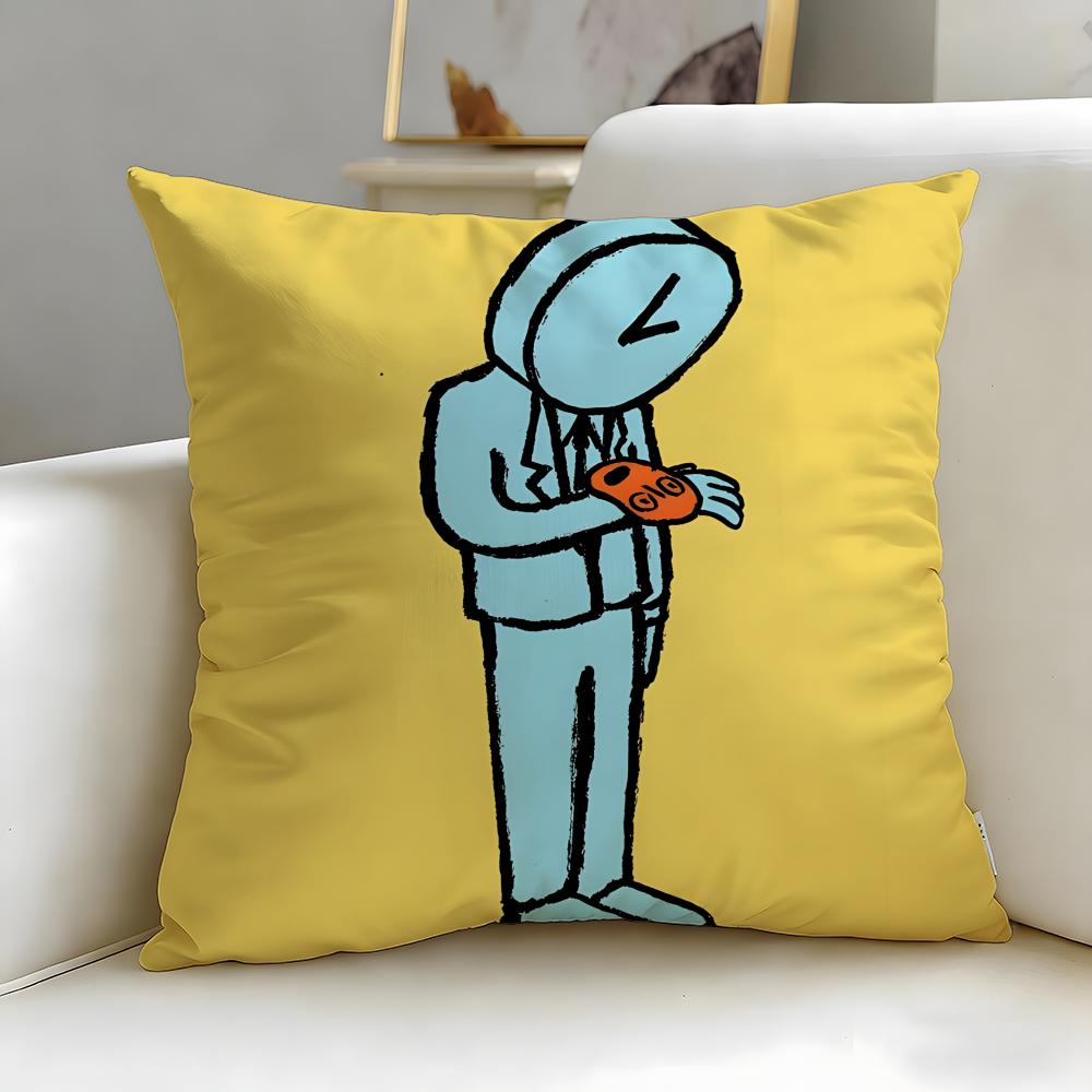 Klassische Künstlerin Jean-Jullien Kissenbezug Weich & Leicht zu Waschen – Vielseitig für Sofa, Bett, Reise und Büro