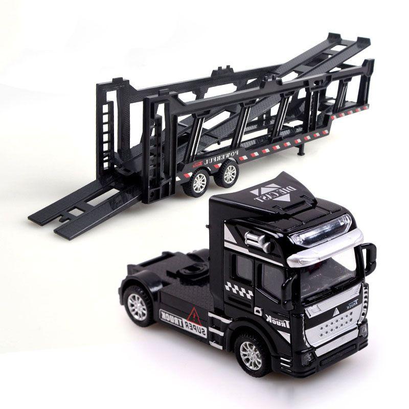 Premium 148 Truck Tractor Trailer Alloy Diecast Model For Kids And Collectors