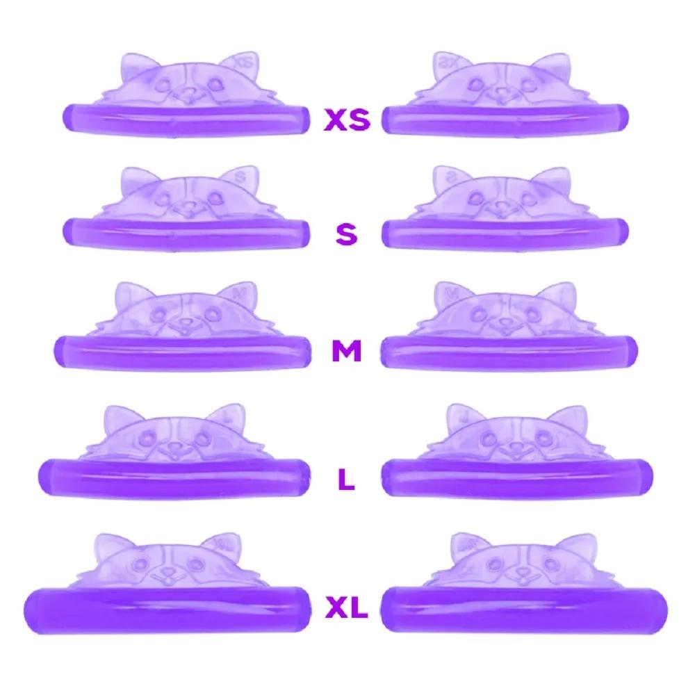 5 Pairs C Curl Silicone Eyelash Perm Pads Sticky Lashes Rod Shield Lifting 3D Eyelash Curler Accessories Makeup Tool
