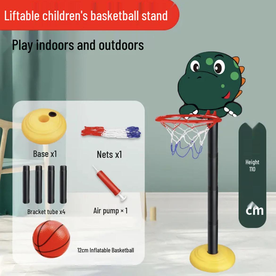 

Дитяче баскетбольне кільце з регульованою висотою для раннього навчання та гри на вулиці