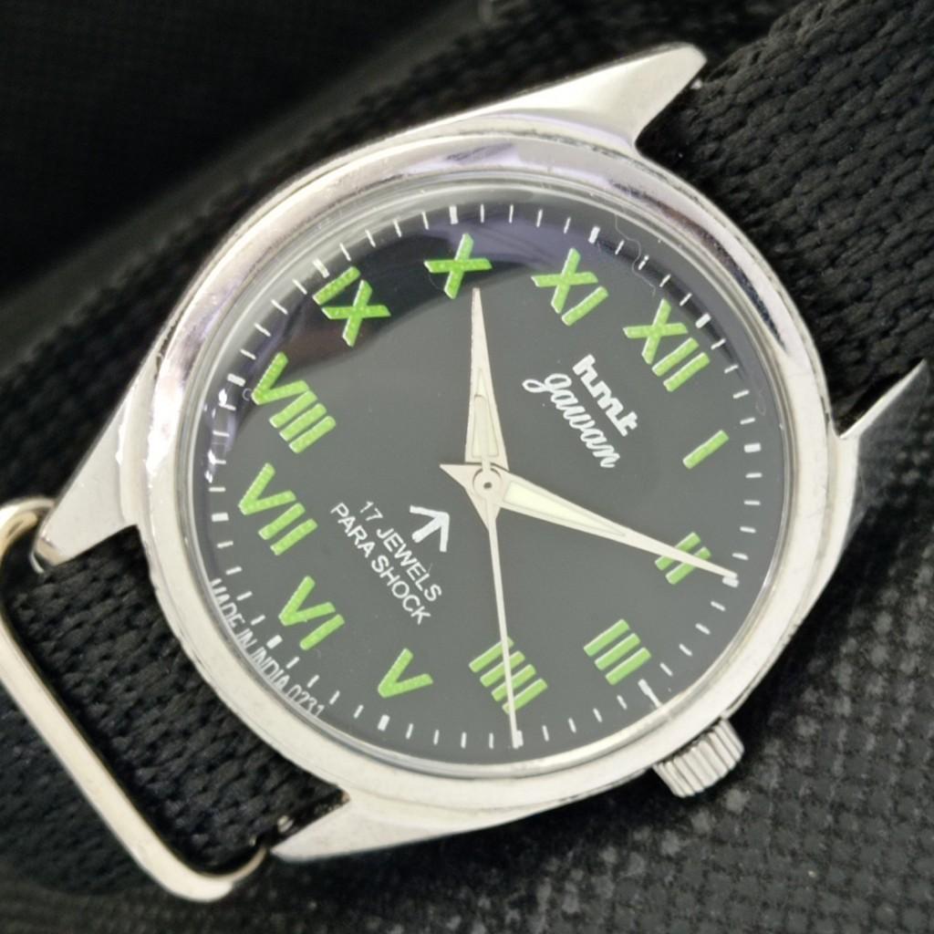 

USED HMT JAWAN INDIAN MENS MECHANICAL WATCH a307614-1 Sku584b-a307614