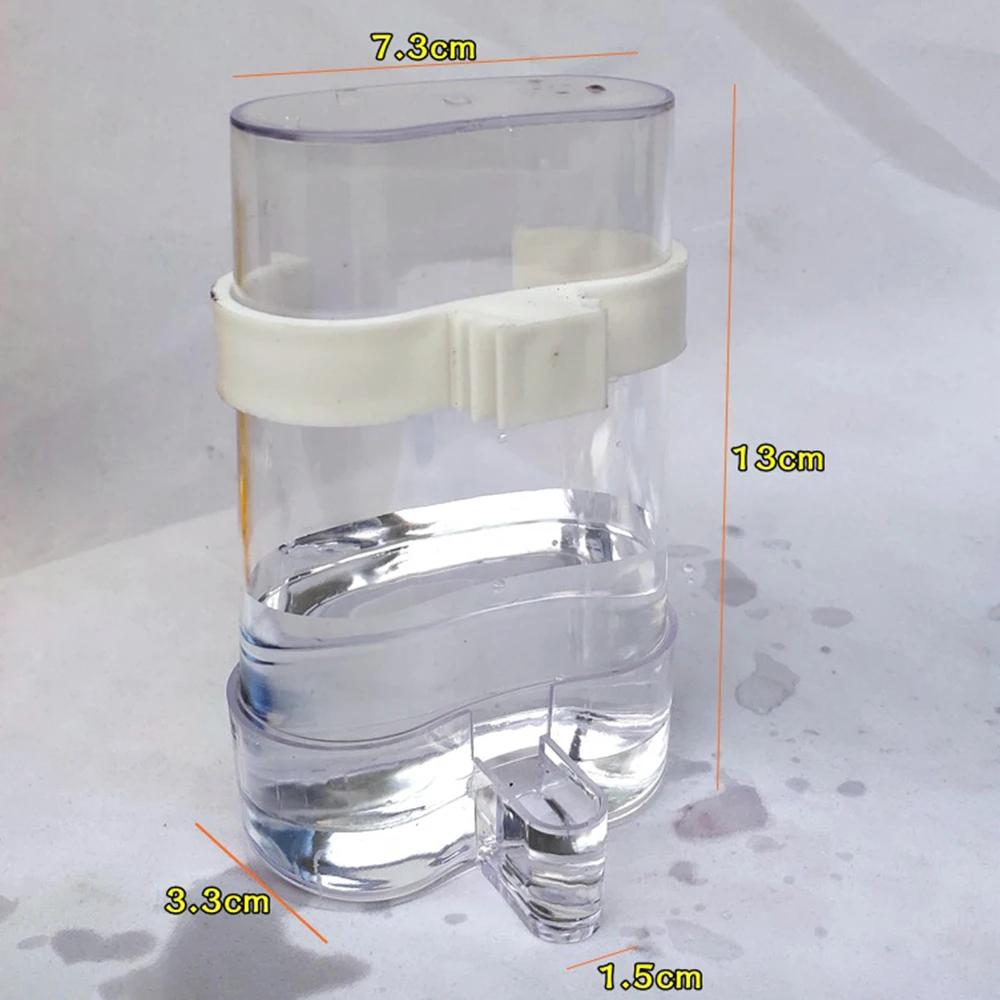 

Bird Water Dispenser Bird Food Feeder Automatic Parakeet Bird Waterer Food Feeder Dispenser Ideal for Parrot Bird Cage Accessories High Quality белый